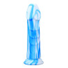 F*CK MY COLOR Gode Vipriks 18 x 5cm Bleu-Blanc